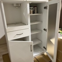 【取引先決定】ニトリ　食器棚　レンジ台