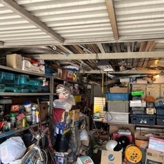 倉庫解体の為大工工具一掃