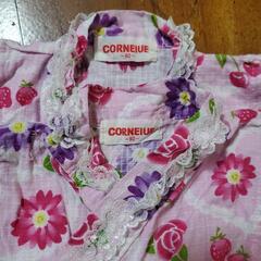 CORNEIUE ショートオールロンパース 甚平風 80ｻｲｽﾞ 2セット❣️の画像