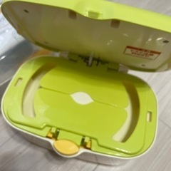 お尻拭きウォーマーとお湯でコットンおしりふきの画像