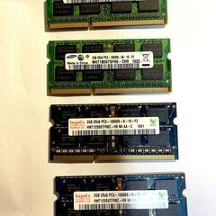 hynix ２GB×2・SAMSUNG 2GB×2 「計8GB」 iMacにて使用してました！の画像