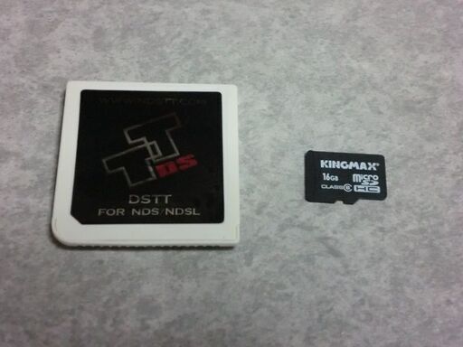 DSTT FOR NDS/NDSL microSD 16GB付き