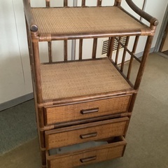 籐家具(引出し)の画像