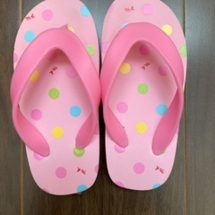 【美品】ミキハウス  ビーチサンダル　S(15〜16㎝)
