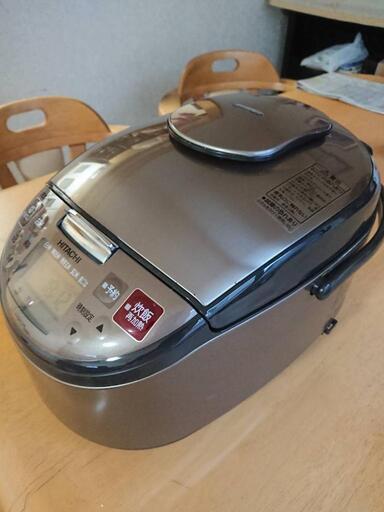 日立　ＩＨ黒厚鉄釜　圧力炊飯器　5,5合炊き