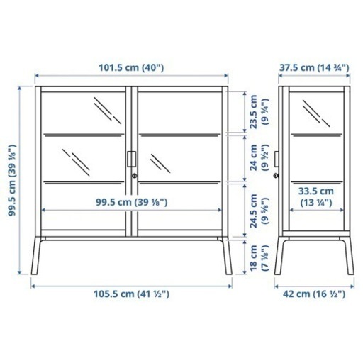 IKEA ショーケース　美品
