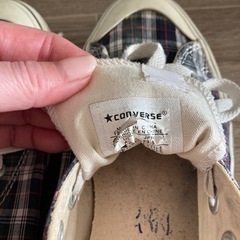 ☆商談中☆コンバーススニーカー　オールスターチェック柄の画像