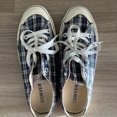 ☆商談中☆コンバーススニーカー　オールスターチェック柄の画像