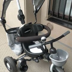 三輪車　舵取り棒付　コンポフィット2