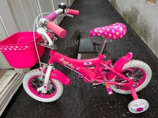 美品幼児女の子自転車