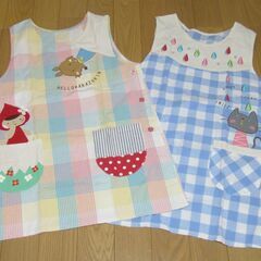 エプロン　保育士さんに　2枚セット