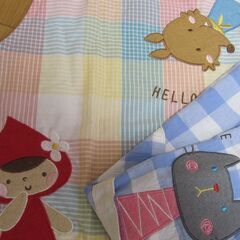 エプロン　保育士さんに　2枚セットの画像
