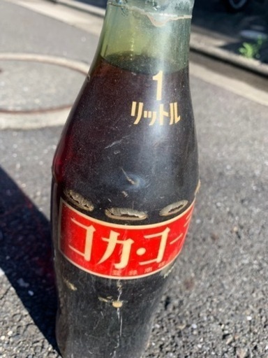 スカッと爽やかコカコーラ♪１ℓ瓶