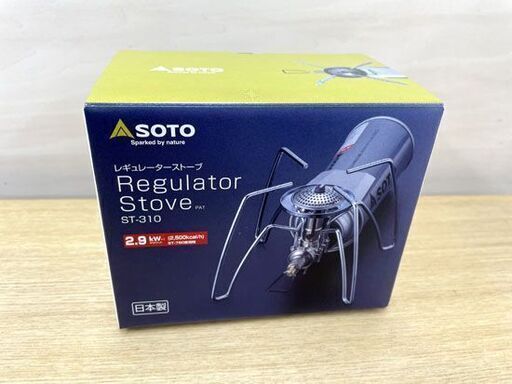 未使用品【SOTO/ソト レギュレーターストーブ ST-310】アウトドア グランピング ソロキャンプ 登山 CB缶用 札幌市