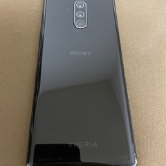 【中古】Xperia1 ブラック 純正ケース付きの画像