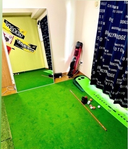 【値下げ】ゴルフ練習　パター室内練習　フルセット