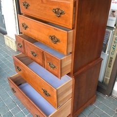 ※終了※アメリカorカナダ製★ 収納家具 タンス ★アンティーク調の画像