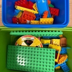 アンパンマンブロック　タウンバケツ&遊園地バケツの画像