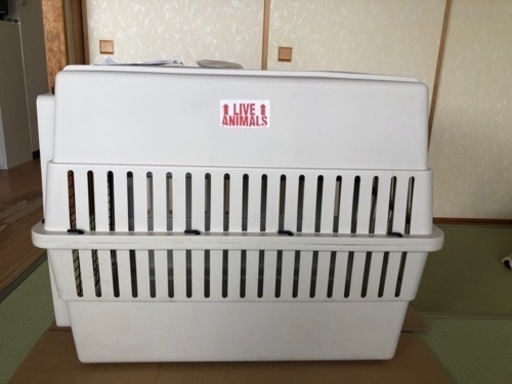 売ります　航空会社承認　大型犬輸送ケージ