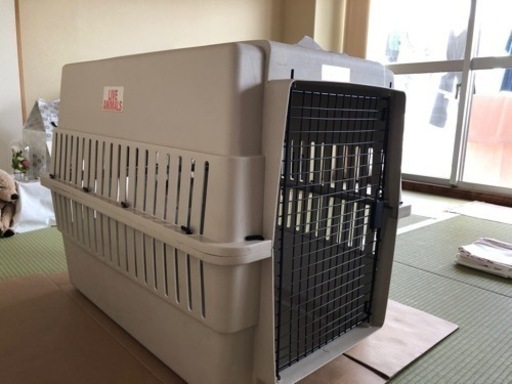 売ります　航空会社承認　大型犬輸送ケージ
