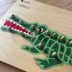 パズル　知育玩具　木製の画像