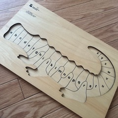 パズル　知育玩具　木製の画像