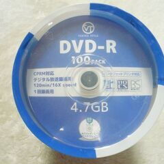 未開封品【VERTEX】DVD-R １２０分　１回録画用 １００枚の画像