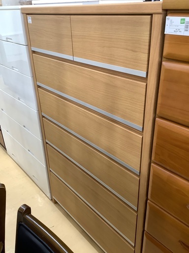 ニトリ　6段チェスト　ナチュラル