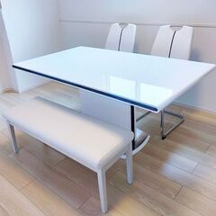 2022年7月購入】伸長式（伸縮式）木製 ダイニング リビング テーブル