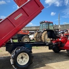 （ヤ）ノザワ乗用型4輪駆動車トラクターDWF4輪駆動トレーラDWR、ヤンマーディーゼルエンジン8馬力セル始動、手回し両方始動一発の画像