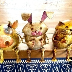 ブリキアニマル3点セット ボトルカバーにも最適の画像