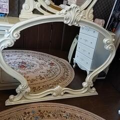 サルタレッリモビリ　イタリア家具　フローレンスミラー　アイボリーの画像