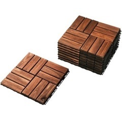 IKEA ウッドデッキ　中古で1年ほど使っています　取りに来れる方