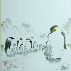 【墨彩画・水墨画】教室開講・旭区民センターの画像