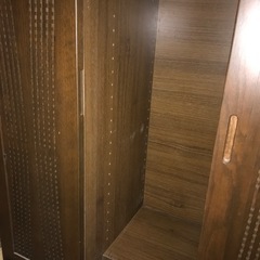 未使用　和風高級下駄箱　6尺（180cm）無垢の画像