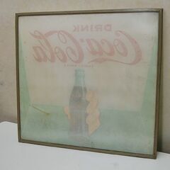 コカコーラ アクリルパネル 自販機？ サインパネル 当時物 Coca-Cola コカコーラ アクリルパネル 自販機？ サインパネル 当時物 Coca-Cola