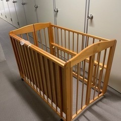 【商談中】ベビーサークル&ベビーベッド&布団セット＋おまけの画像