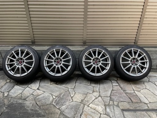スバル レガシィ tuned by sti 18インチ 7.5j タイヤホイール