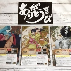 ONE PEACEワンピース★クリアファイル６枚の画像