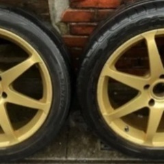 17インチ RAYS カンピオナート ss7 8j 9j 4本の画像