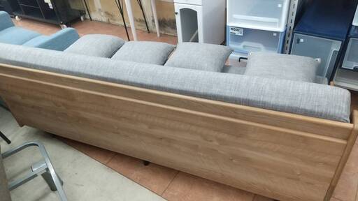?値下げ致しました??ごろ寝ソファベッド?大川家具 Meuble モーブル Literie リテリー ソファベッド オーク無垢材 ライ