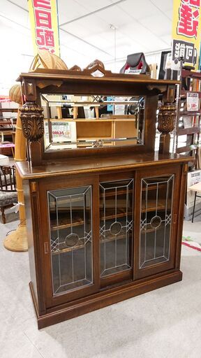 3/7🌸値下げしました！🌸クラシカル🌸unico キャビネット ガラスケース