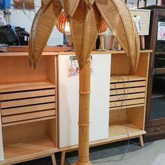 バンブー製｜3灯式｜ヤシの木照明