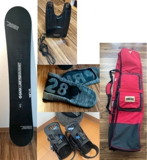 専用出品です（購入者決まりました）RICE28 RT7ダークリミテッド 154 17-18 ボードセット