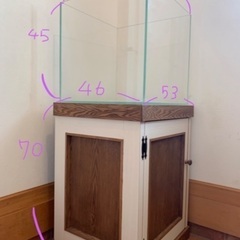 45cmキューブ水槽&水槽台 セット