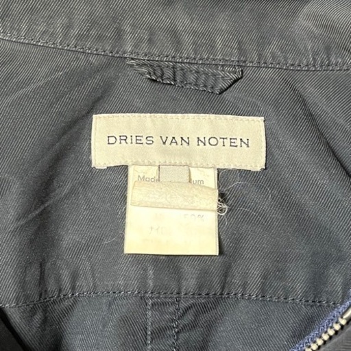 DRIES VAN NOTEN ドリスヴァンノッテン ジャケット ブルゾン ブラック 黒 M 90's 90年代 ヴィンテージ 希少 正規品 古着 ミリタリー ワーク