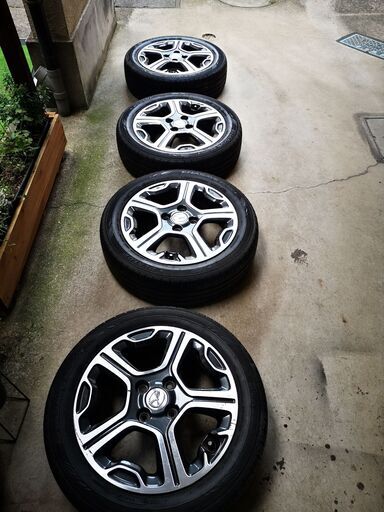 マツダフレアクロス( ハスラー )純正 アルミホイール (タイヤ165/60R15おまけ)四本セット