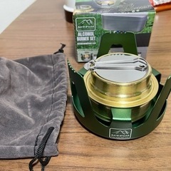 アルコールバーナー新品　巾着付き　アウトドア　の画像