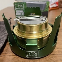 アルコールバーナー新品　巾着付き　アウトドア　