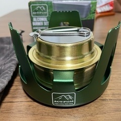 アルコールバーナー新品　巾着付き　アウトドア　の画像